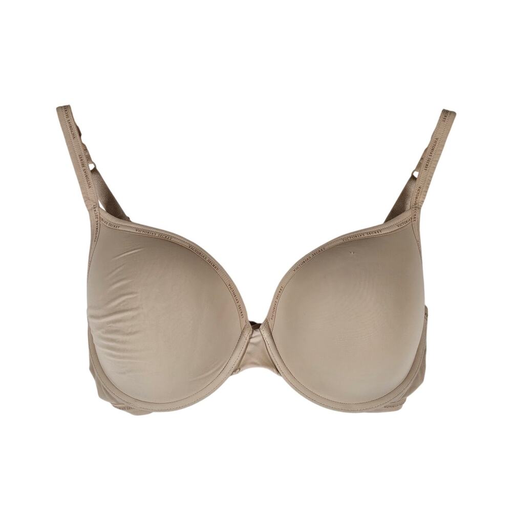 VICTORIA'S SECRET WOMEN'S NUDE BEIGE PUSH-UP BRA - SIZE 36DD / E80